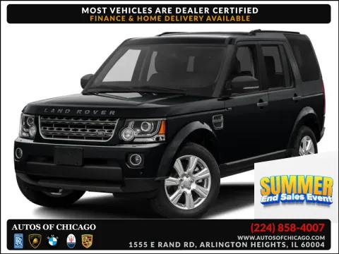 White 2016 Land Rover LR4 HSE LUX for sale in Arlington Heights, IL