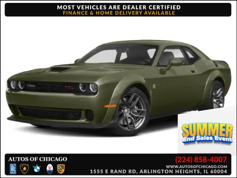 Green 2020 Dodge Challenger R/T Scat Pack Widebody for sale in Arlington Heights, IL