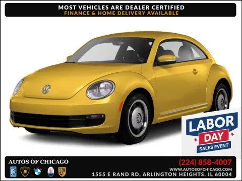 Red 2012 Volkswagen Beetle 2.5L PZEV for sale in Arlington Heights, IL