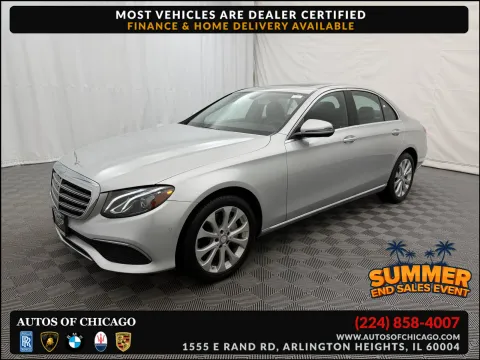 Silver 2017 Mercedes-Benz E-Class E 300 4MATIC for sale in Arlington Heights, IL