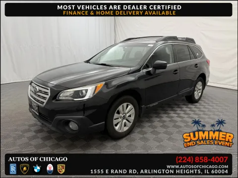 Black 2017 Subaru Outback Premium for sale in Arlington Heights, IL