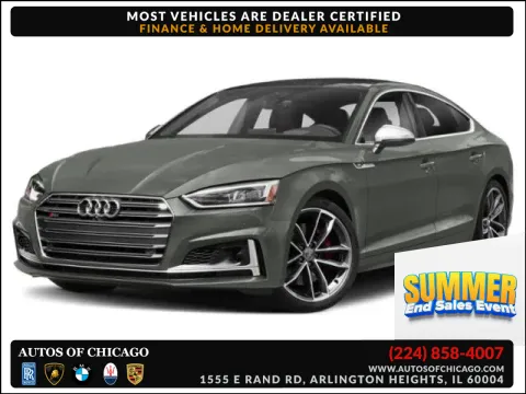 Silver 2018 Audi S5 Sportback Prestige for sale in Arlington Heights, IL
