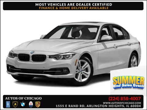 Blue 2018 BMW 3 Series 330i xDrive for sale in Arlington Heights, IL