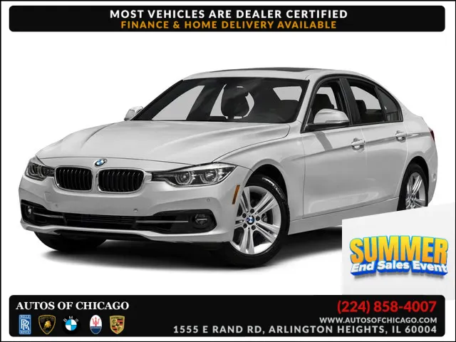 Blue 2018 BMW 3 Series 330i xDrive for sale in Arlington Heights, IL