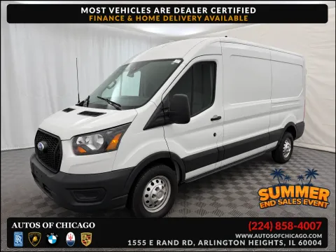 White 2023 Ford Transit Cargo Van 250 for sale in Arlington Heights, IL