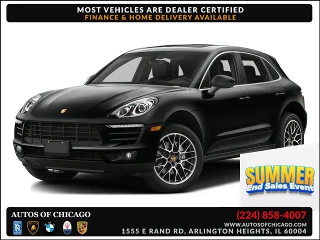 Black 2016 Porsche Macan S for sale in Arlington Heights, IL