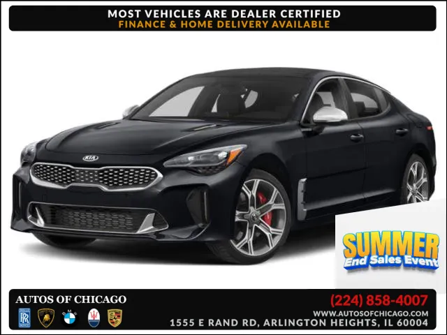 Silver 2019 Kia Stinger GT1 for sale in Arlington Heights, IL