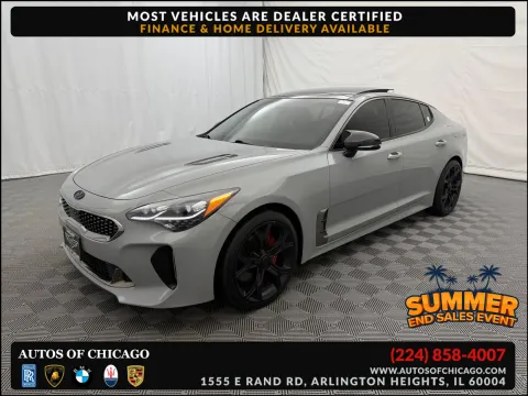 Silver 2019 Kia Stinger GT1 for sale in Arlington Heights, IL