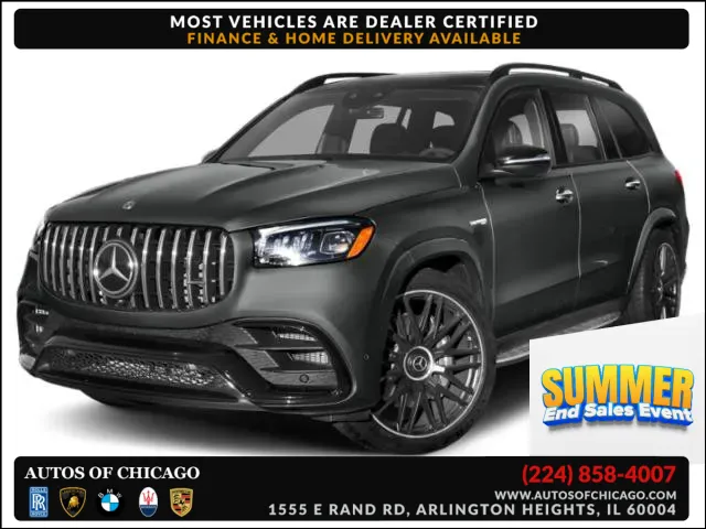 Black 2021 Mercedes-Benz GLS AMG GLS 63 for sale in Arlington Heights, IL
