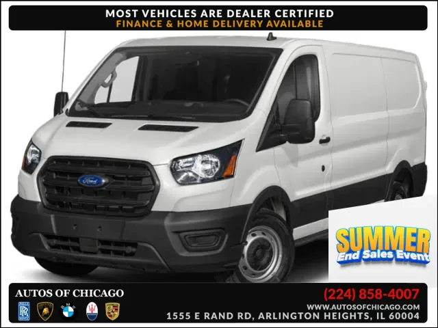 White 2021 Ford Transit Cargo Van 250 for sale in Arlington Heights, IL