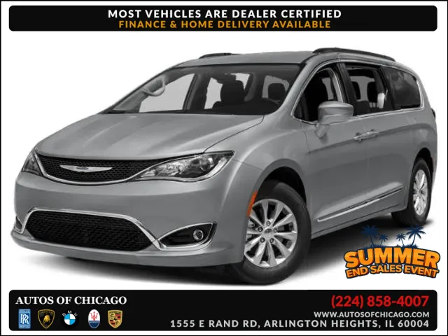 Gray 2019 Chrysler Pacifica Touring L Plus for sale in Arlington Heights, IL