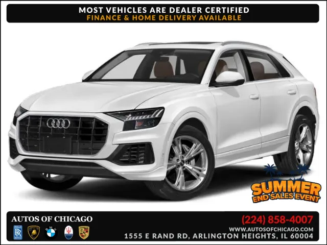 Blue 2019 Audi Q8 Prestige for sale in Arlington Heights, IL