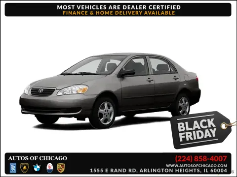 Gray 2007 Toyota Corolla CE for sale in Arlington Heights, IL