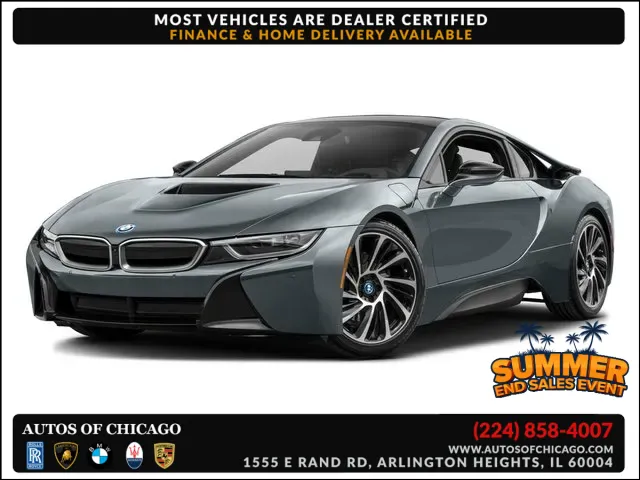 Gray 2016 BMW i8 for sale in Arlington Heights, IL