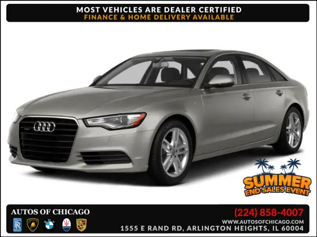 Gray 2015 Audi A6 2.0T Premium Plus for sale in Arlington Heights, IL