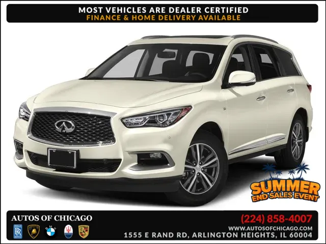 Black 2017 INFINITI QX60 for sale in Arlington Heights, IL
