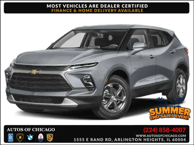 White 2023 Chevrolet Blazer Premier for sale in Arlington Heights, IL