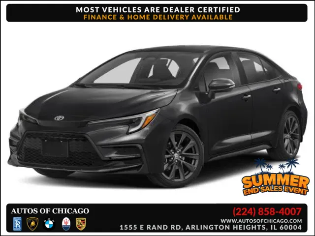 Silver 2024 Toyota Corolla SE for sale in Arlington Heights, IL