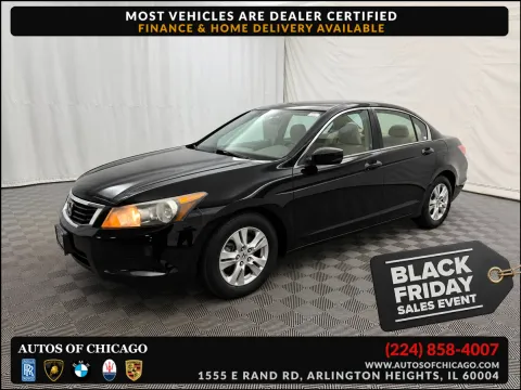 Black 2009 Honda Accord Sdn LX-P for sale in Arlington Heights, IL