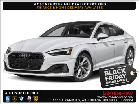 White 2023 Audi A5 Sportback Premium Plus for sale in Arlington Heights, IL