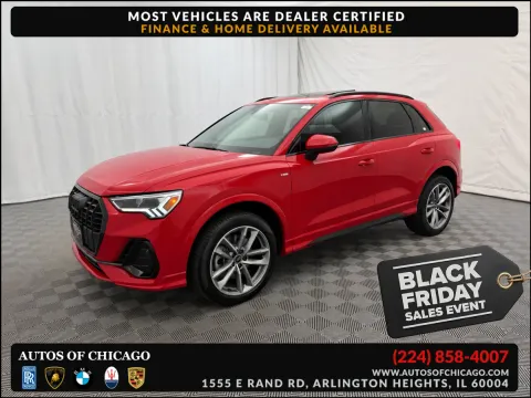 Red 2024 Audi Q3 S line Premium Plus for sale in Arlington Heights, IL