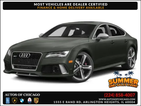 Black 2015 Audi RS 7 Prestige for sale in Arlington Heights, IL