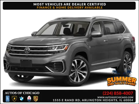 Photos of 2021 Volkswagen Atlas 3.6L V6 SE w/Technology R-Line for sale in Arlington Heights, IL at Autos of Chicago