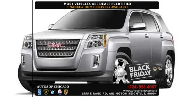 Black 2012 GMC Terrain SLT-2 for sale in Arlington Heights, IL