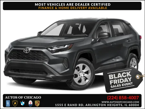 Gray 2023 Toyota RAV4 LE for sale in Arlington Heights, IL