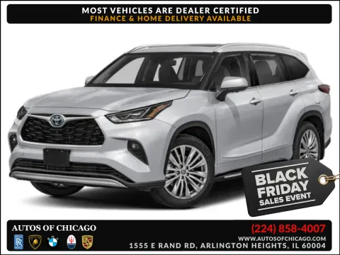 Red 2023 Toyota Highlander XLE for sale in Arlington Heights, IL