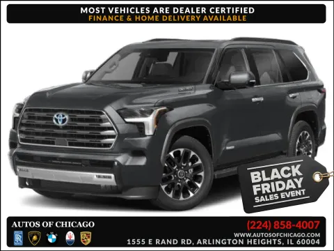 Gray 2024 Toyota Sequoia Limited for sale in Arlington Heights, IL