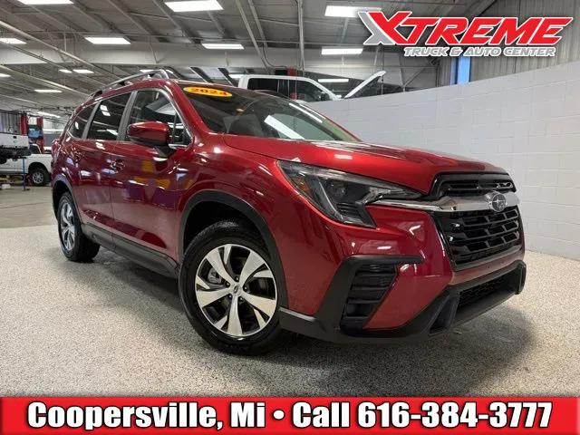 Red 2024 Subaru Ascent Premium for sale in Coopersville, MI