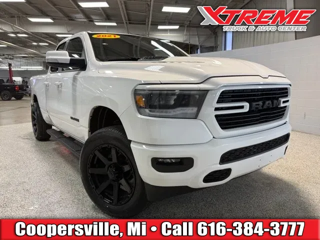 White 2021 Ram 1500 Sport for sale in Coopersville, MI
