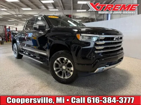 Black 2023 Chevrolet Silverado 1500 High Country for sale in Coopersville, MI