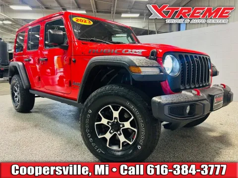 Red 2023 Jeep Wrangler Rubicon for sale in Coopersville, MI