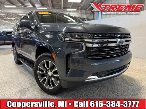 Gray 2021 Chevrolet Tahoe LT for sale in Coopersville, MI