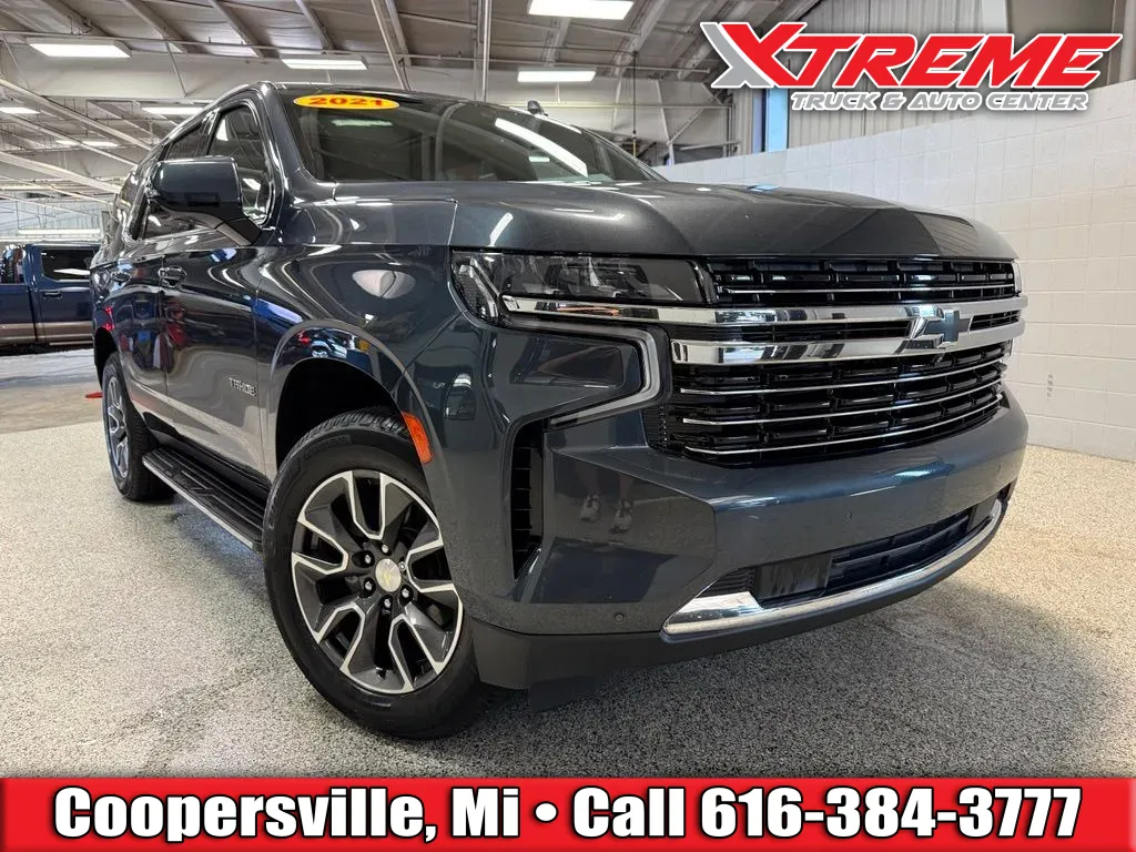 Gray 2021 Chevrolet Tahoe LT for sale in Coopersville, MI