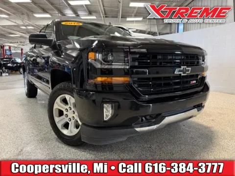 Black 2018 Chevrolet Silverado 1500 LT for sale in Coopersville, MI