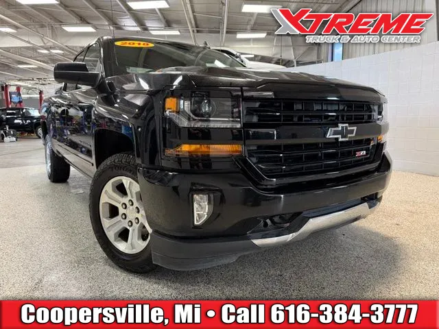Black 2018 Chevrolet Silverado 1500 LT for sale in Coopersville, MI