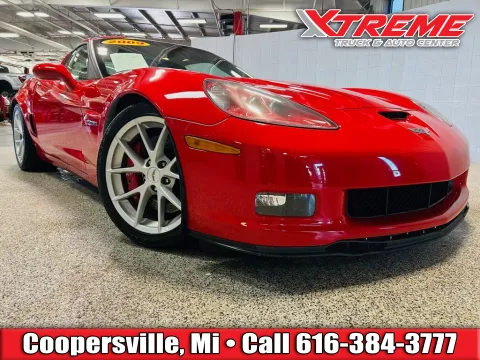 Red 2009 Chevrolet Corvette Z06 for sale in Coopersville, MI