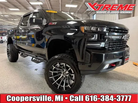 Black 2021 Chevrolet Silverado 1500 LT Trail Boss for sale in Coopersville, MI