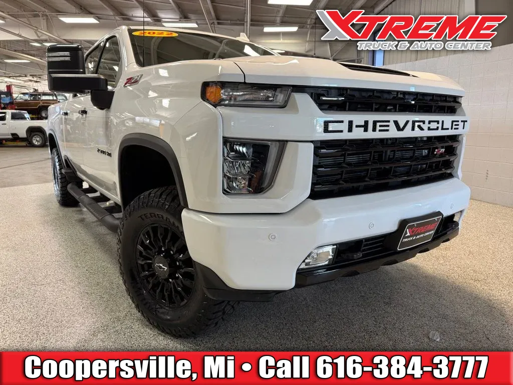 White 2022 Chevrolet Silverado 2500HD LTZ for sale in Coopersville, MI