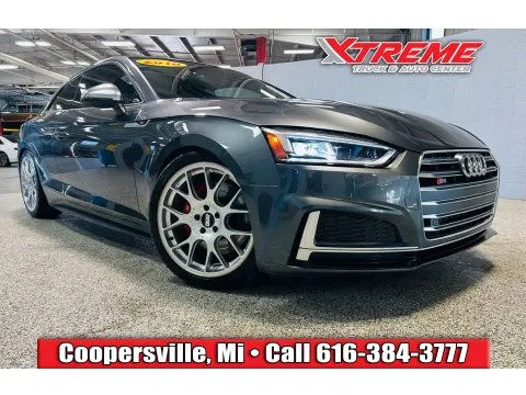 Gray 2018 Audi S5 3.0T Premium Plus for sale in Coopersville, MI
