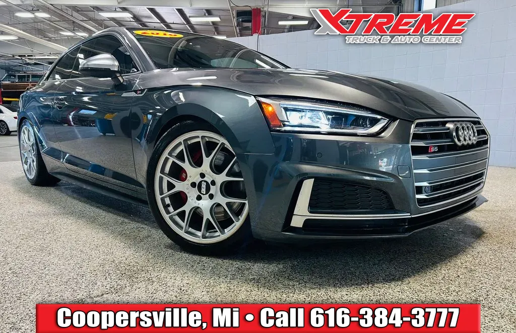 Gray 2018 Audi S5 3.0T Premium Plus for sale in Coopersville, MI