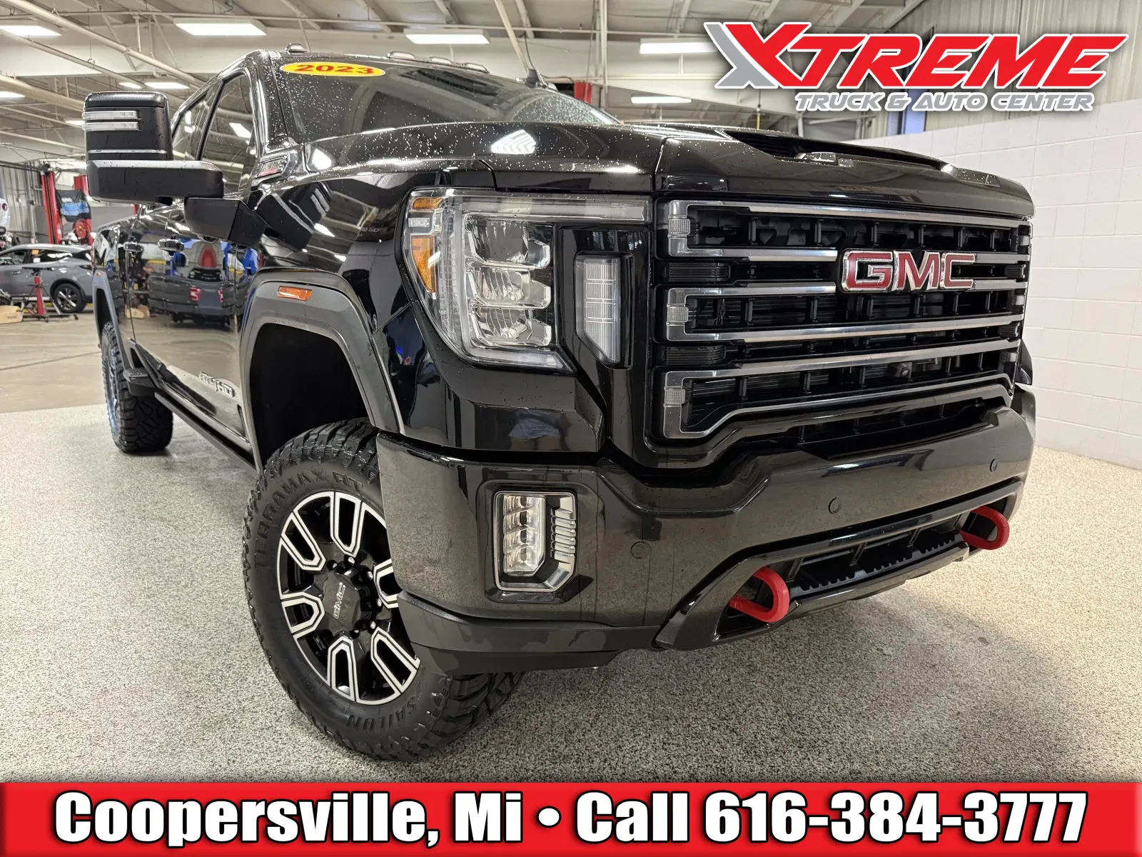 Black 2023 GMC Sierra 2500HD AT4 for sale in Coopersville, MI