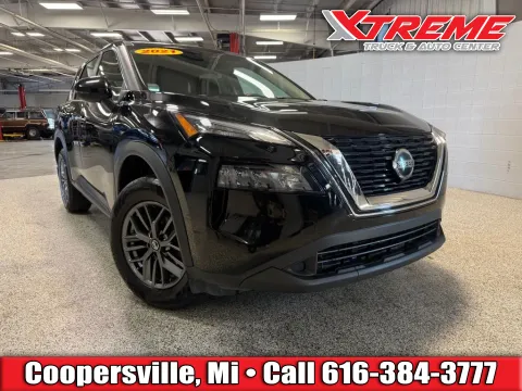 Black 2021 Nissan Rogue S for sale in Coopersville, MI