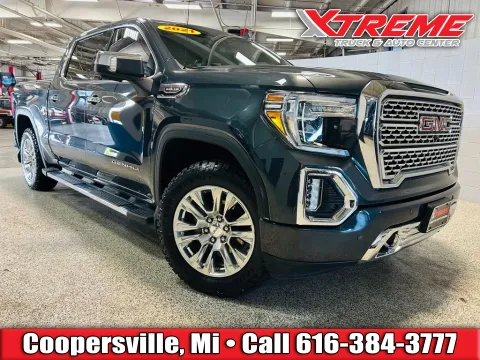 Blue 2021 GMC Sierra 1500 Denali for sale in Coopersville, MI