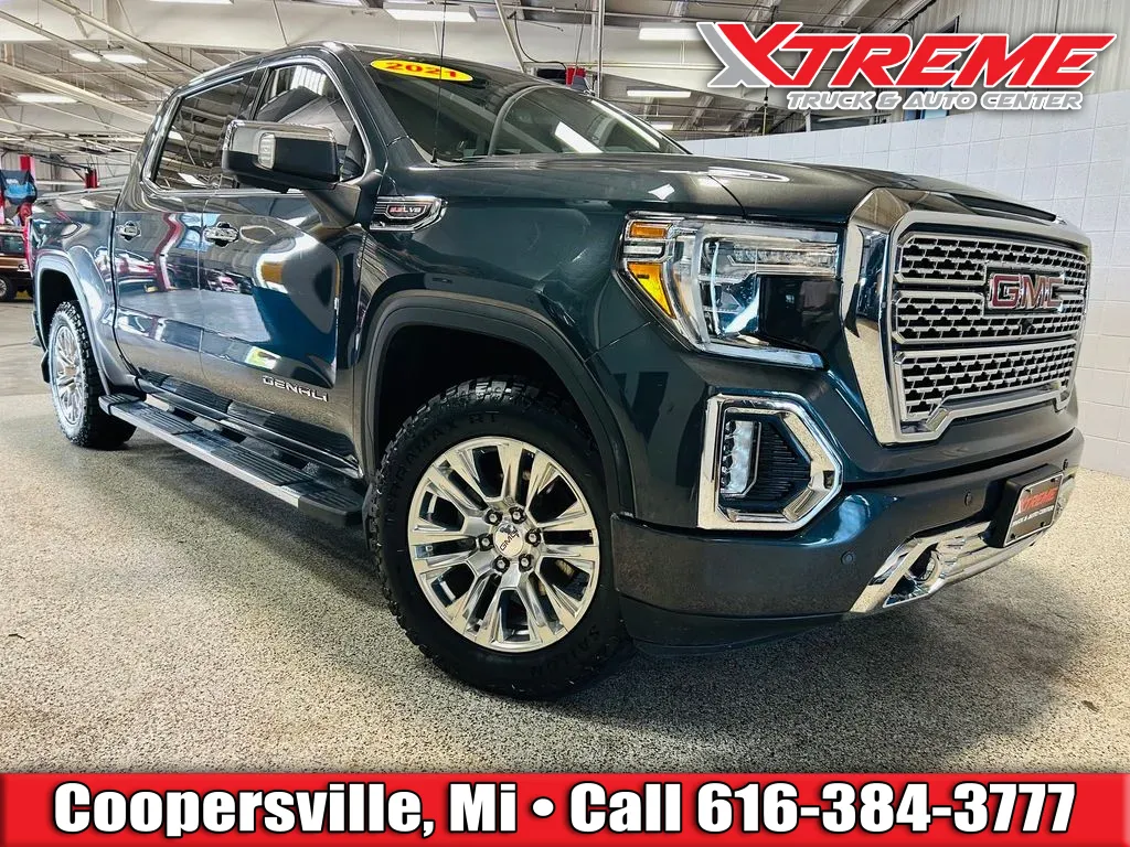 Blue 2021 GMC Sierra 1500 Denali for sale in Coopersville, MI