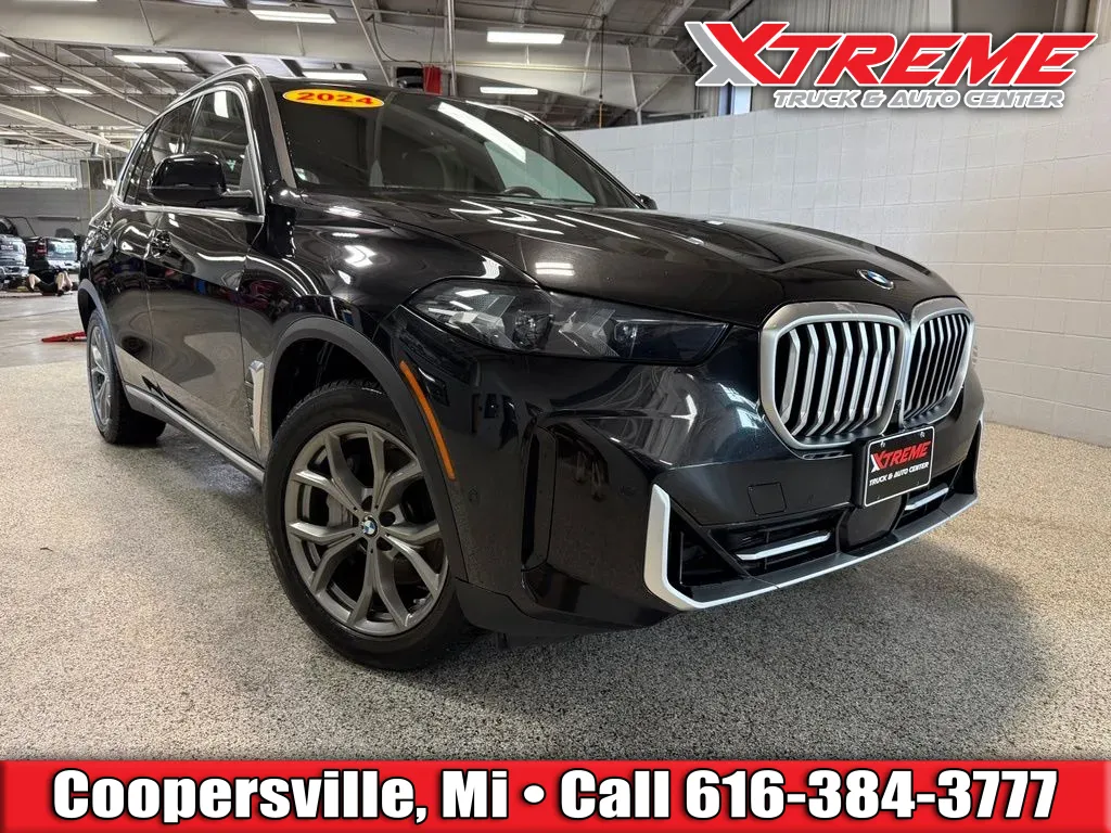 Black 2024 BMW X5 xDrive40i for sale in Coopersville, MI