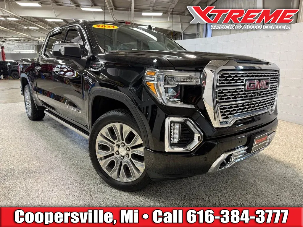 Black 2021 GMC Sierra 1500 Denali for sale in Coopersville, MI